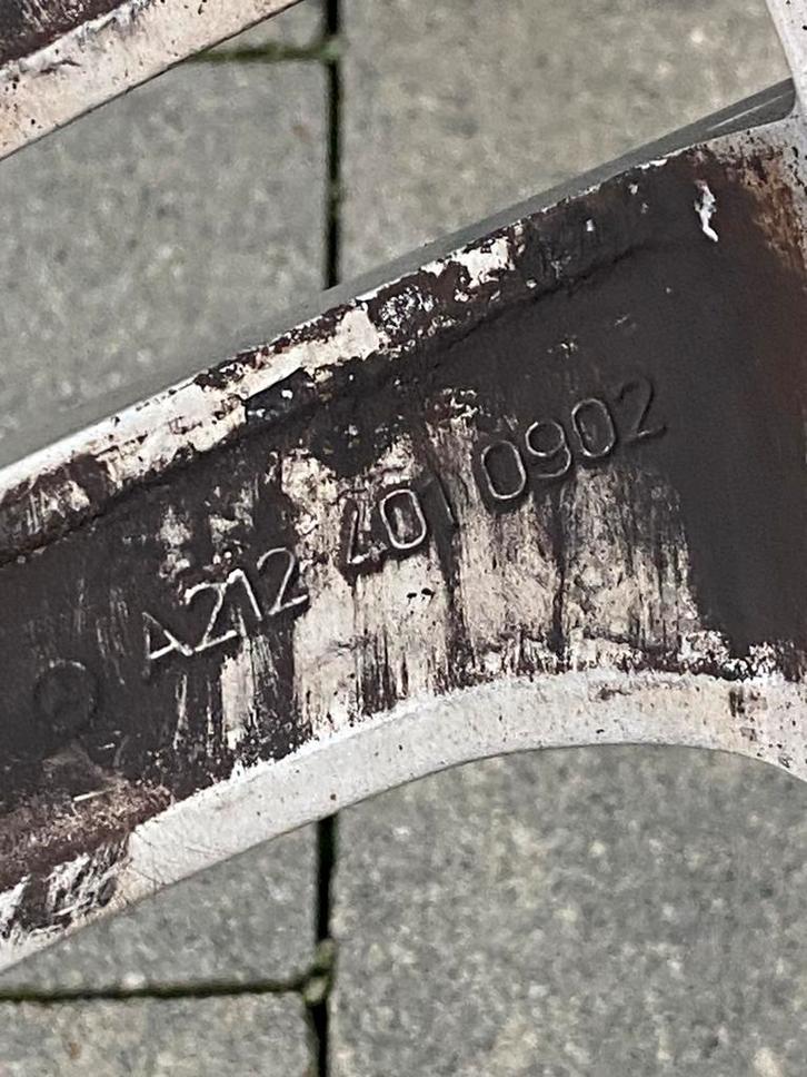 Mercedes Benz Avangarde w212 velgen met Fulda winterbandenf, Auto-onderdelen, Banden en Velgen, Velg(en), Winterbanden, 17 inch