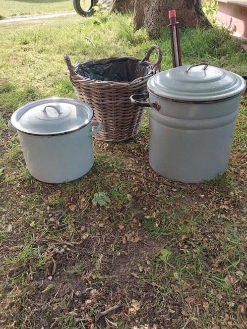 emaille en meer antiek brocante vintage, Huis en Inrichting, Kachels, Zo goed als nieuw, Hout, Ophalen of Verzenden