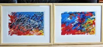 2x litho Apollonius Konijnenburg gesigneerd en genummerd beschikbaar voor biedingen