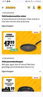 Gezocht: Jumbo Bakzegels - Tefal Bak Actie, Jumbo, Ophalen of Verzenden