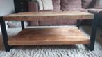 Mango hout salon tafel Britt met onder plaat, Huis en Inrichting, Tafels | Salontafels, Ophalen, Zo goed als nieuw