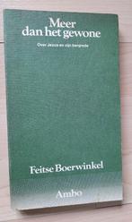 MEER DAN HET GEWONE door Feitse Boerwinkel, Boeken, Ophalen of Verzenden, Gelezen