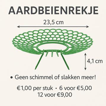 Aardbeienrekje | Geen schimmel of slakken meer!  beschikbaar voor biedingen