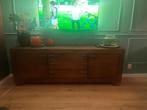 Dressoir Mongo hout, Huis en Inrichting, Kasten | Dressoirs, Ophalen, Gebruikt, 200 cm of meer, 25 tot 50 cm