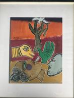 litho zeefdruk print cobra corneille 2001, Antiek en Kunst, Ophalen of Verzenden