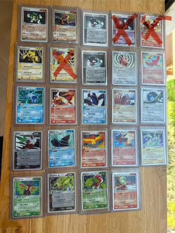 Collectie vintage ex pokemon kaarten beschikbaar voor biedingen