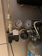 Co2 drukregelaar inclusief 2kg fles, Dieren en Toebehoren, Vissen | Aquaria en Toebehoren, Ophalen of Verzenden, Zo goed als nieuw