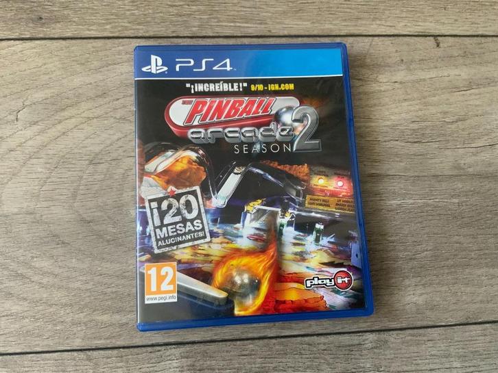 Playstation 4 Pinball Arcade Season 2 voor de PS4, Spelcomputers en Games, Games | Sony PlayStation 4, Zo goed als nieuw, 1 speler