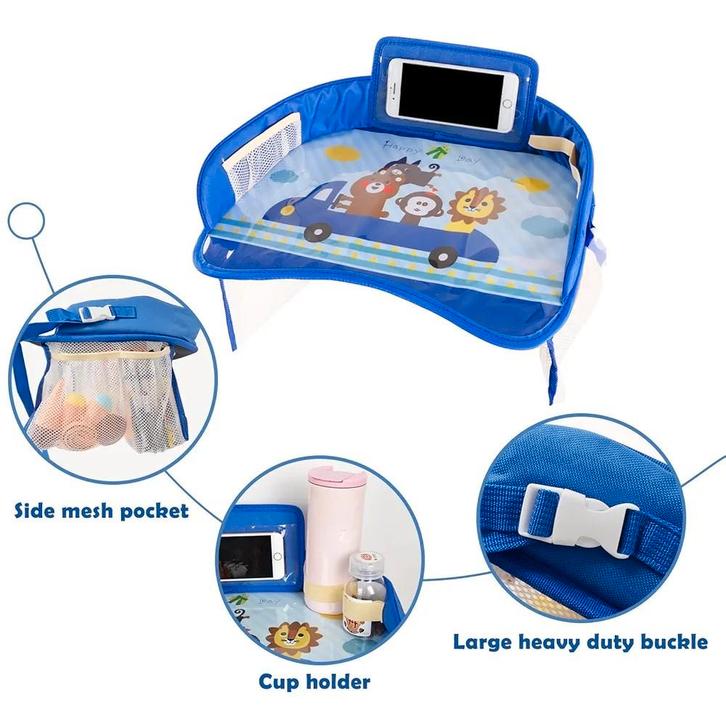 Auto reistafel - tekentafel - organizer - telefoonhouder, Kinderen en Baby's, Kinderspulletjes, Zo goed als nieuw, Ophalen of Verzenden
