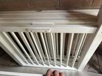 Witte baby box op wieltjes, Ophalen, Gebruikt, Vierkant, In hoogte verstelbaar
