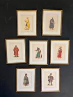 Vintage klassieke prints gravures Camille Bonard set/7, Ophalen of Verzenden