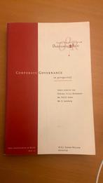 Corporate Governance in perspectief - S.C.J.J. Kort, Ophalen of Verzenden, Alpha, Zo goed als nieuw, HBO