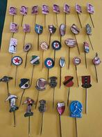 Collectie voetbal speldjes, Verzenden, Gebruikt, Sport, Speldje of Pin