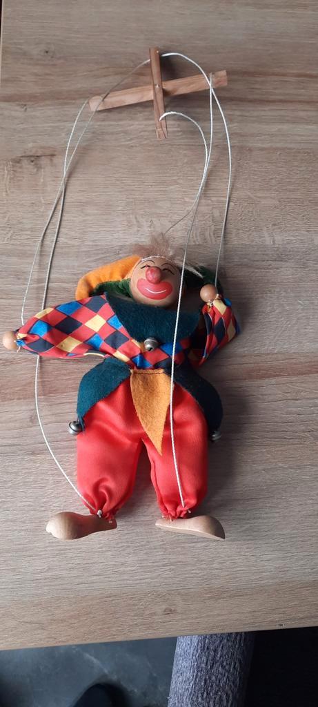 Harlekijn Handpop, Antiek en Kunst, Antiek | Speelgoed, Ophalen of Verzenden