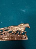 Muurhanger met 5 haken van messing met afbeelding van boer,, Ophalen of Verzenden, 'T Olde Gre-j, Info@toldegrej.nl, Endepoelstraat 20f Didam