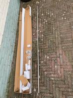 NIEUW! RVS bovenrail schuif deur incl toebehoren, Doe-het-zelf en Verbouw, 80 tot 100 cm, Binnendeur, Ophalen of Verzenden, Zo goed als nieuw