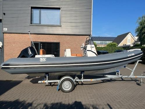 Tiger Marine 550 ProLine Hypalon Carbon grey, Watersport en Boten, Rubberboten, Nieuw, Yamaha, Overige materialen, 70 tot 120 pk