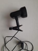 Spot met klem knijplamp zwart retro vintage  - nieuwst., Huis en Inrichting, Ophalen, Zo goed als nieuw, Metaal of Aluminium