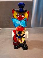 Vintage Murano glazen clown - 20cm hoog, Antiek en Kunst, Antiek | Glas en Kristal, Ophalen of Verzenden