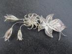 Sieraden:Zilveren speld:bewerkte Speld/Broche uit Indonesië., Sieraden, Tassen en Uiterlijk, Antieke sieraden, Ophalen of Verzenden