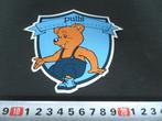 sticker PULLS a europe production  strip beer, Verzamelen, Stickers, Ophalen, Zo goed als nieuw, Bedrijf of Vereniging