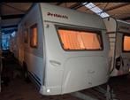 Dethleffs New Line 390 - 5 persoons (lichtgewicht 780), Caravans en Kamperen, Dwars-stapelbed, Koelkast, Particulier, Rondzit