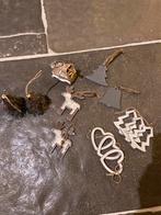 Kersthangers wit/grijs/veren - Rivièra Maison stijl, Ophalen of Verzenden, Zo goed als nieuw