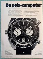 Advertentie 1972 Heuer Autavia chronograph, Verzamelen, Verzenden, 1980 tot heden, Knipsel(s)