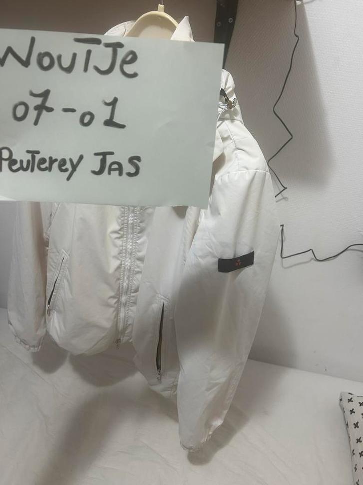 Peuterey jas, Kleding | Heren, Jassen | Winter, Zo goed als nieuw, Wit, Ophalen of Verzenden