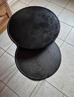 Tafel set van 2, Ophalen, Zo goed als nieuw, Rond, Minder dan 55 cm