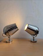 Vintage grote chromen design spots, Ophalen of Verzenden