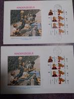 2 X Blanco Grootformaat FDC's met kinderpostzegels uit 1972., Ophalen of Verzenden, Nederland