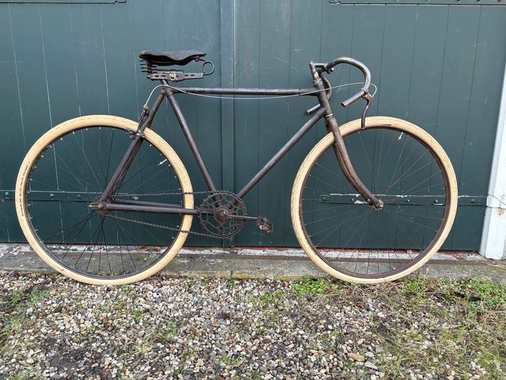 Unieke Franse Racefiets uit 1900, Fietsen en Brommers, Fietsen | Oldtimers, 55 tot 59 cm, Jaren '20 of ouder, Ophalen