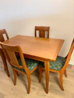 Wooden dining set, Ophalen, Zo goed als nieuw, Hout, 4 tot 6 stoelen