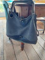 Stoere Canvas Tas met Veel Vakken, Ophalen of Verzenden, Gebruikt, Grijs, Handtas