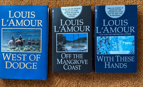 Louis L’amour - 3x collection of short stories - in English, Boeken, Avontuur en Actie, Zo goed als nieuw, Ophalen of Verzenden