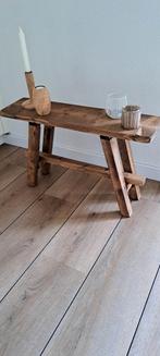 Decoratie bankje, Ophalen, Nieuw, Hout