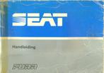 Seat klasieker handleiding Fura , Ibiza, Malaga, Auto diversen, Handleidingen en Instructieboekjes, Ophalen of Verzenden