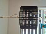 Barok hanglamp en staande lamp zwart en Chrome, Ophalen of Verzenden, 75 cm of meer