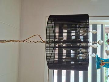 Barok hanglamp en staande lamp zwart en Chrome  beschikbaar voor biedingen