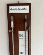 Kontra barometer, vintage, Audio, Tv en Foto, Weerstations en Barometers, Gebruikt, Barometer, Ophalen