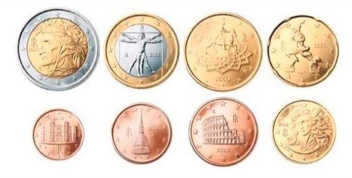 Italië Losse Munten (1cent t/m 2euro)(2002 t/m 2021) UNC+BU, Postzegels en Munten, Munten | Europa | Euromunten, Losse munt, Italië