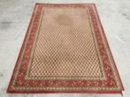 Vintage Perzisch wol vloerkleed Mir Crème Red 168x241cm