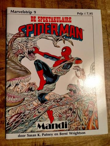Marvelstrip 9 de spektakulaire Spiderman comic Mandi strip beschikbaar voor biedingen