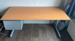 Bureau 80 x 160 cm met 2 ladekasten, Huis en Inrichting, Bureaus, Ophalen, Gebruikt, Bureau