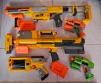 Complete NERF Set 5 blasters + scope + magazijnen + darts, Ophalen of Verzenden, Gebruikt