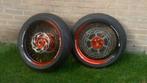 SM PRO Platinum Supermoto velgen - 50/50 FADE zwart oranje, Ophalen of Verzenden
