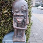 Aardewerk (sibon) beeld van een zittend figuur, Ophalen of Verzenden