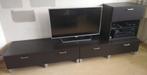 Besta TV-kast Ikea, zwart bruin, Ophalen, Gebruikt
