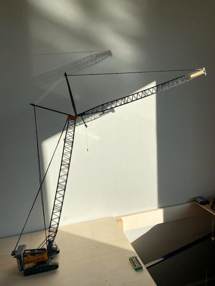 Sennebogen 5500 Kraan Model, Hobby en Vrije tijd, Modelbouw | Auto's en Voertuigen, Gebruikt, Overige typen, 1:50 of kleiner, Overige merken